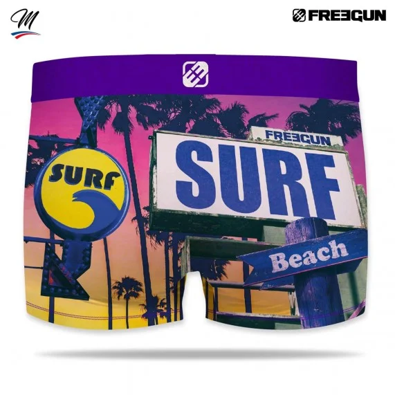 Calzoncillos para hombre de verano "Surf Boxer" (Boxers) Freegun chez FrenchMarket