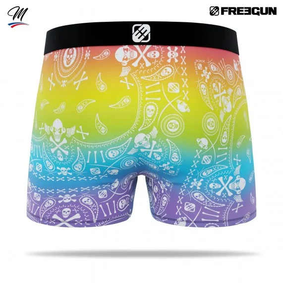 Boxer Homme Premium "Psychedelic" (Boxers Homme) Freegun chez FrenchMarket