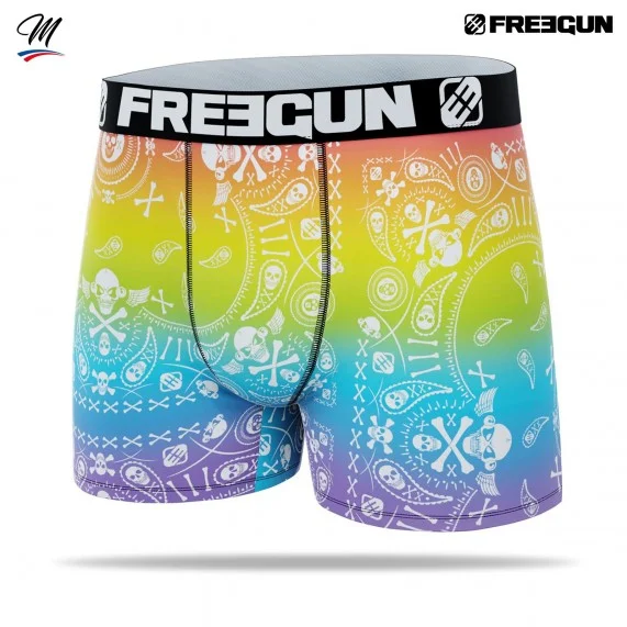 Boxer Mann Premium "Psychedelic" (Boxershorts) Freegun auf FrenchMarket