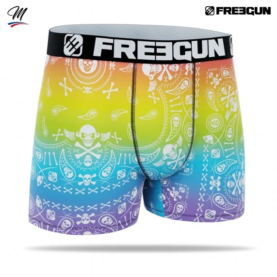 Boxer Homme Premium "Psychedelic" (Boxers Homme) Freegun chez FrenchMarket