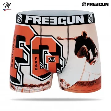 Boxer Homme Premium "Skate or Die" (Boxers Homme) Freegun chez FrenchMarket