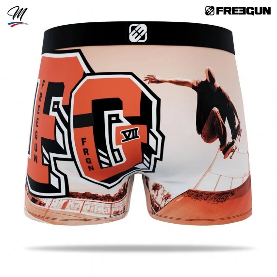 Boxer Homme Premium "Skate or Die" (Boxers Homme) Freegun chez FrenchMarket