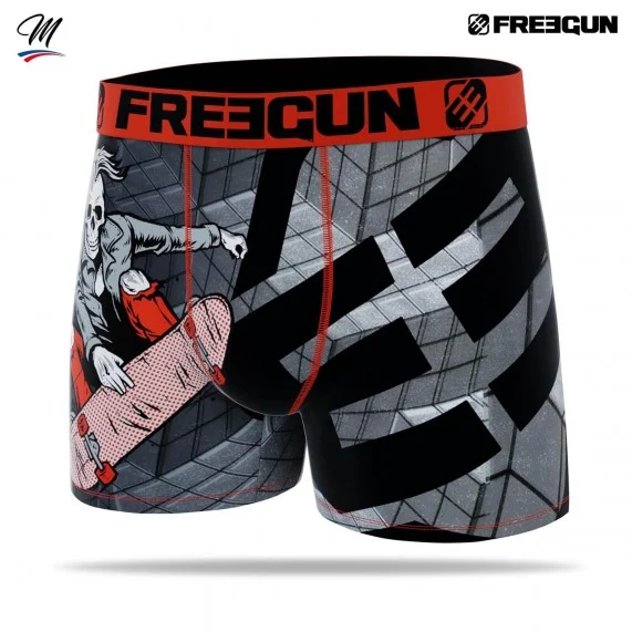 Boxer Homme Premium Jean "Skate or Die" (Boxers) Freegun chez FrenchMarket