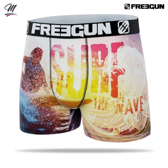 Boxer da uomo estivo Premium "Surf" (Boxer) Freegun chez FrenchMarket