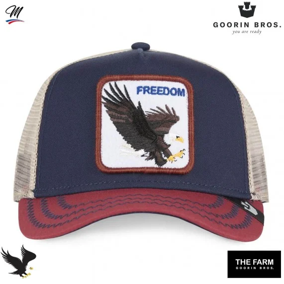 Cappellino da Trucker FREEDOM - Aquila (Cappellino) Goorin Bros chez FrenchMarket