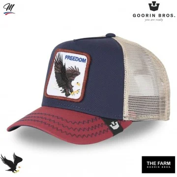 Cappellino da Trucker FREEDOM - Aquila (Cappellino) Goorin Bros chez FrenchMarket