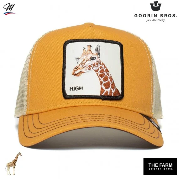 Cappello Trucker Giraffa "High (Cappellino) Goorin Bros chez FrenchMarket