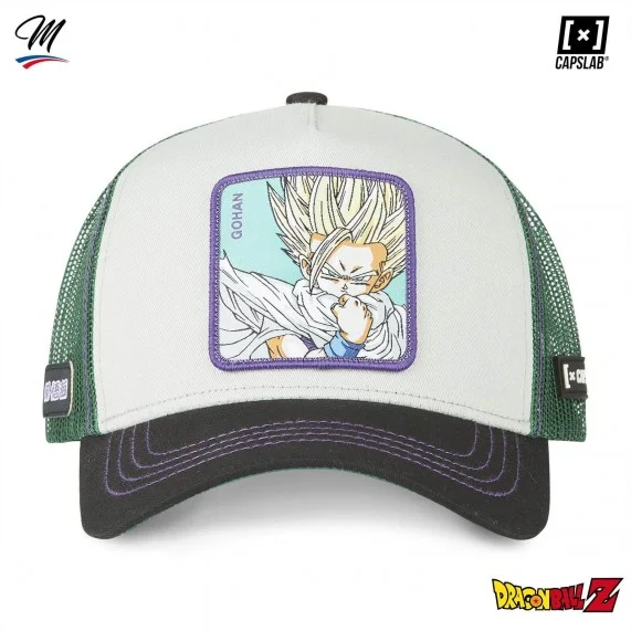 CAPSLAB Casquette Trucker Dragon Ball Z Gohan Noir et Jaune (Cap) Capslab auf FrenchMarket