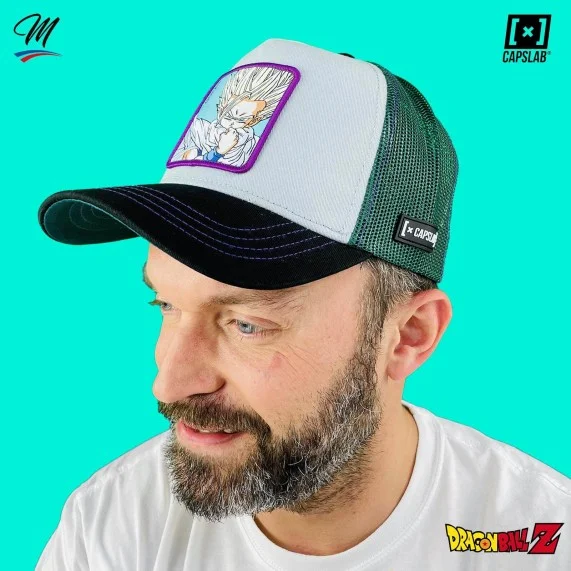 Casquette Trucker Dragon Ball Z Gohan (Casquettes) Capslab chez FrenchMarket