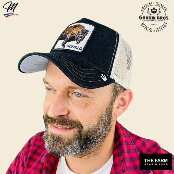 Cappello Trucker Buffalo (Cappellino) Goorin Bros chez FrenchMarket