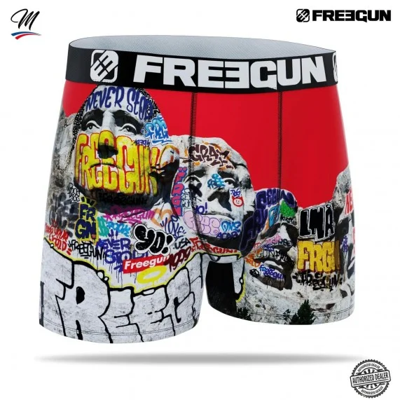 Herenboxer met straatkunst (Boksers) Freegun chez FrenchMarket