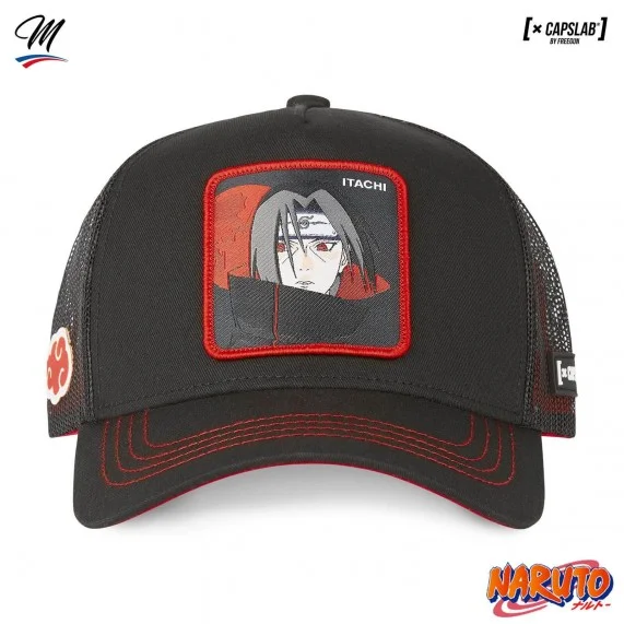 Cappello Trucker "Itachi Uchiwa" Naruto (Cappellino) Capslab chez FrenchMarket