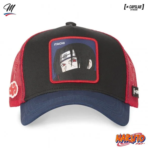 Naruto "Itachi Uchiwa" Trucker Cap (Gorras) Capslab chez FrenchMarket