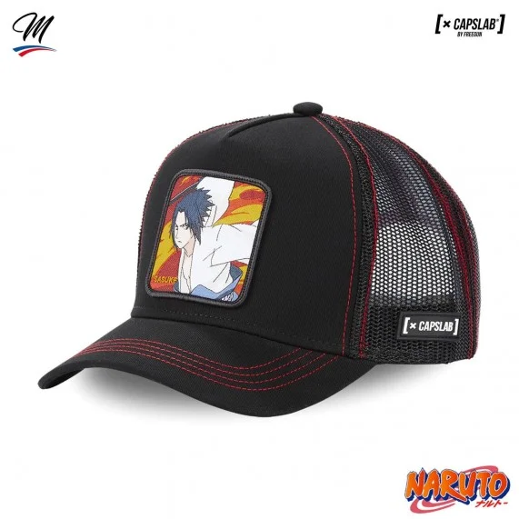 Casquette Trucker Naruto "Sasuke Uchiwa" (Casquettes) Capslab chez FrenchMarket