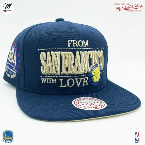 Casquette NBA Golden State Warriors "San Francisco With Love" (Casquettes) Mitchell & Ness chez FrenchMarket