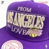 Gorra NBA "Los Angeles With Love" de Los Angeles Lakers (Gorras) Mitchell & Ness chez FrenchMarket