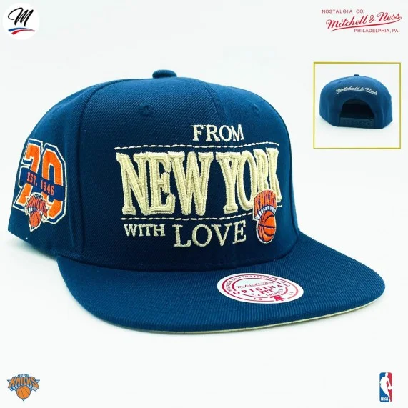 Gorra de la NBA "New York With Love" de los New York Knicks (Gorras) Mitchell & Ness chez FrenchMarket