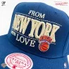 New York Knicks "New York met liefde" NBA pet (Caps) Mitchell & Ness chez FrenchMarket