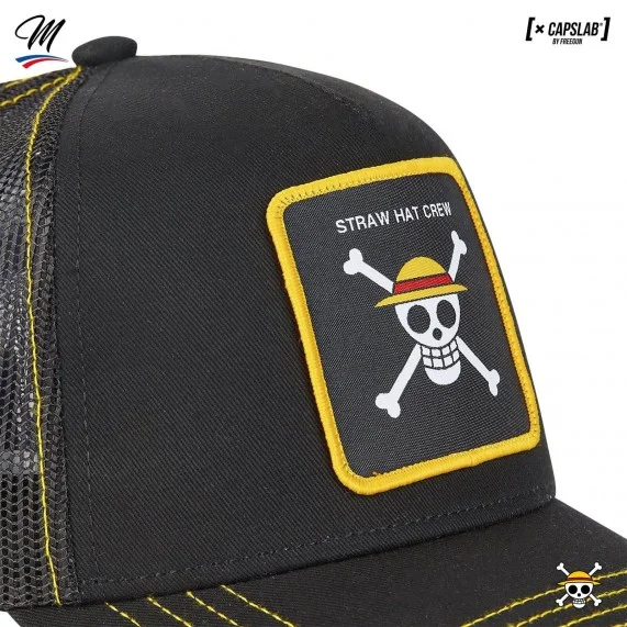 Cappello Trucker ONE PIECE Straw Hat Crew (Cappellino) Capslab chez FrenchMarket