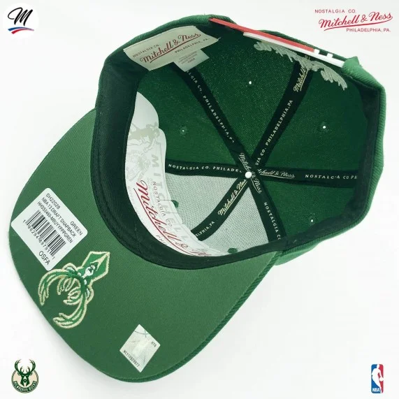 Cappellino NBA Milwaukee BUCKS "Draft 2013 (Cappellino) Mitchell & Ness chez FrenchMarket