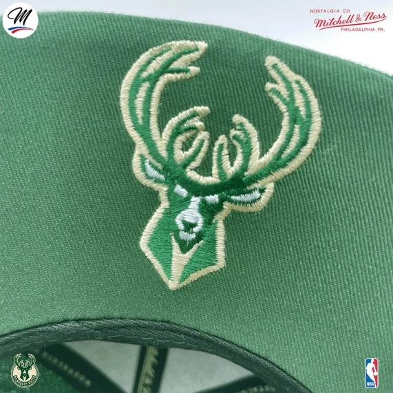 Cappellino NBA Milwaukee BUCKS "Draft 2013 (Cappellino) Mitchell & Ness chez FrenchMarket