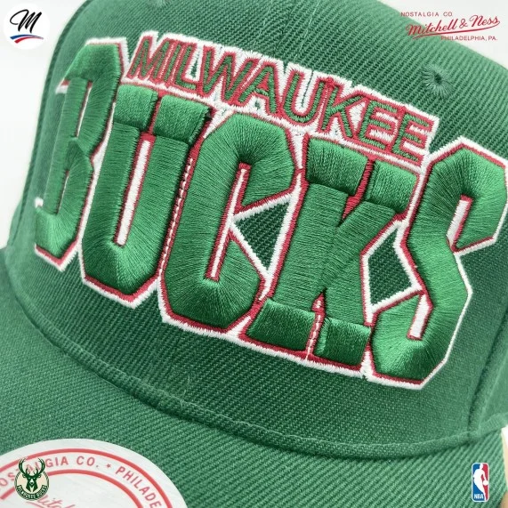 Cappellino NBA Milwaukee BUCKS "Draft 2013 (Cappellino) Mitchell & Ness chez FrenchMarket