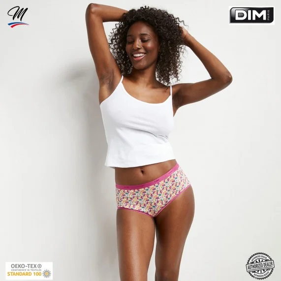 Lot de 3 Boxers Fantaisie Coton Stretch "Les Pockets de Dim" (Boxer Femme) Dim chez FrenchMarket