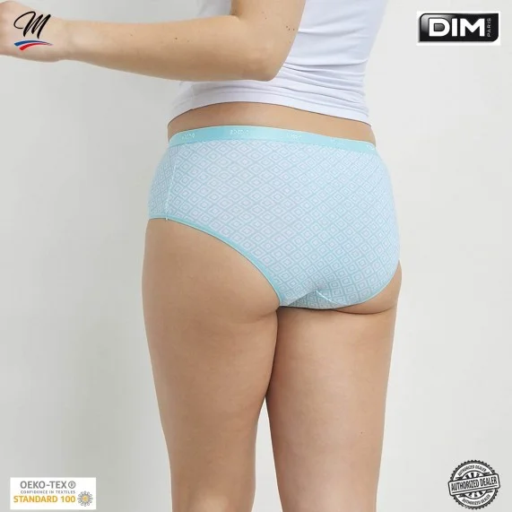 Lot de 3 Boxers Fantaisie Coton Stretch "Les Pockets de Dim" (Boxer Femme) Dim chez FrenchMarket