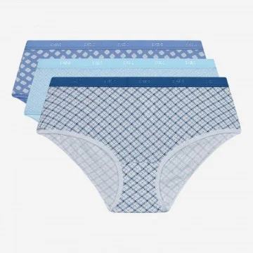 Set van 3 katoenen stretch boxers "Les Pockets de Dim" (Boksers) Dim chez FrenchMarket