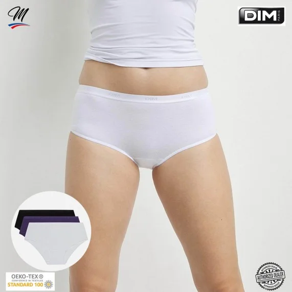 3er-Set Baumwoll-Stretch-Boxershorts "EcoDim" (Boxers - Höschen) Dim auf FrenchMarket