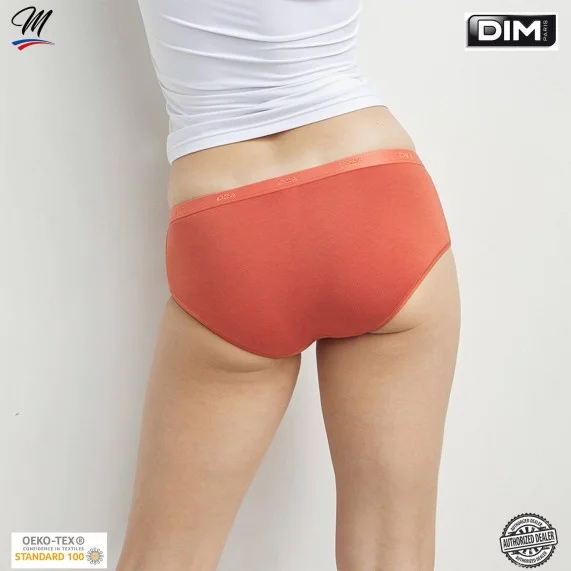 Lot de 5 Boxers Unies Coton Stretch "EcoDim" (Boksers) Dim chez FrenchMarket