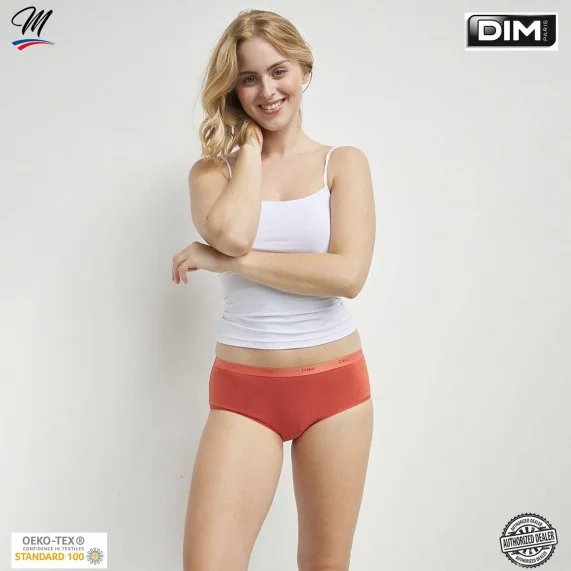 Set di 5 boxer in cotone Stretch "EcoDim" (Boxer - Slip) Dim chez FrenchMarket