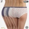 Set di 5 boxer in cotone elasticizzato fantasia "Les Pockets de Dim" (Boxer - Slip) Dim chez FrenchMarket