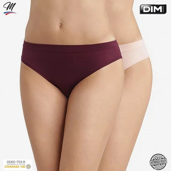 Doppelpack unsichtbare Stretch-Slips "Oh My Dim's" (Höschen) Dim auf FrenchMarket