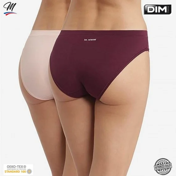 Doppelpack unsichtbare Stretch-Slips "Oh My Dim's" (Höschen) Dim auf FrenchMarket