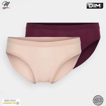 Doppelpack unsichtbare Stretch-Slips "Oh My Dim's" (Höschen) Dim auf FrenchMarket