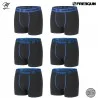 Set van 6 katoenen boxershorts voor heren (Boksers) Freegun chez FrenchMarket