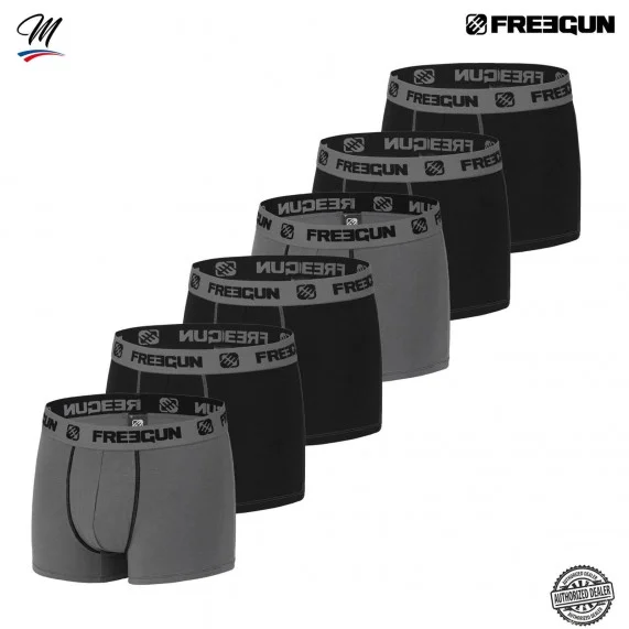 FREEGUN Lot de 6 Boxers Homme Coton (Boksers) Freegun chez FrenchMarket