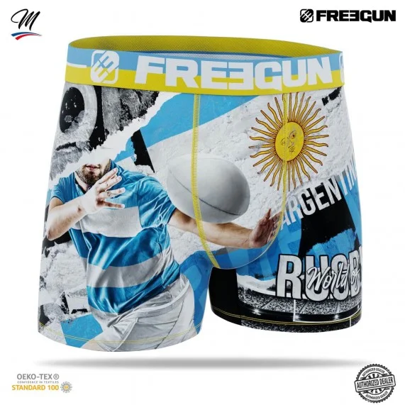 Boxer Premium da uomo per la Coppa del Mondo di Rugby (Boxer) Freegun chez FrenchMarket