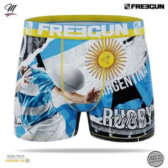 Boxershorts Mann Premium "Rugby World Cup" (Boxershorts) Freegun auf FrenchMarket