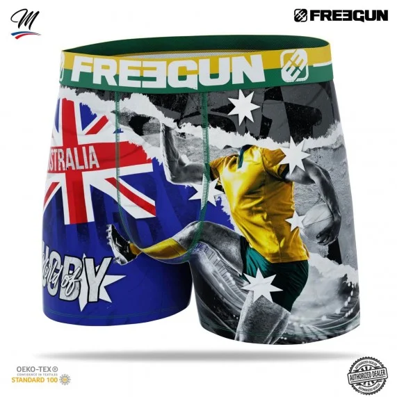 Boxer Premium da uomo per la Coppa del Mondo di Rugby (Boxer) Freegun chez FrenchMarket