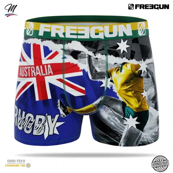 Boxer Premium da uomo per la Coppa del Mondo di Rugby (Boxer) Freegun chez FrenchMarket