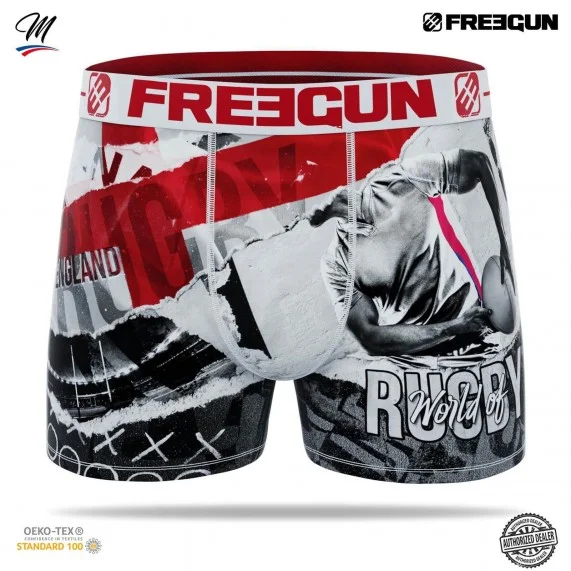 Boxer Premium da uomo per la Coppa del Mondo di Rugby (Boxer) Freegun chez FrenchMarket