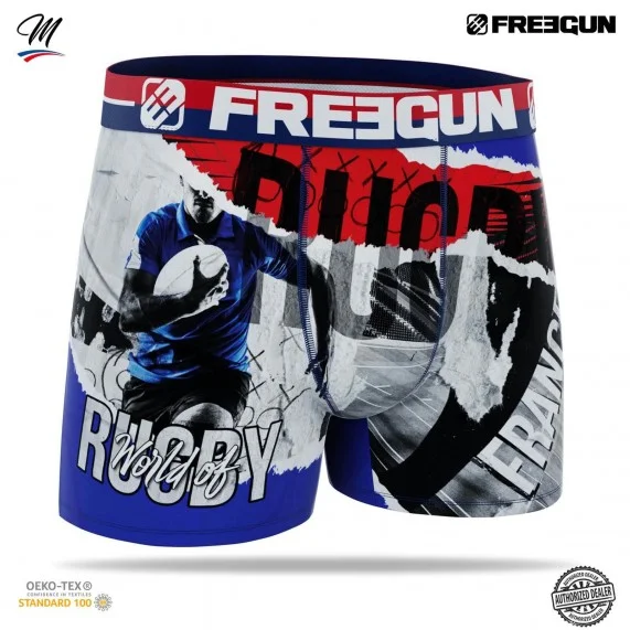 Boxer Premium da uomo per la Coppa del Mondo di Rugby (Boxer) Freegun chez FrenchMarket