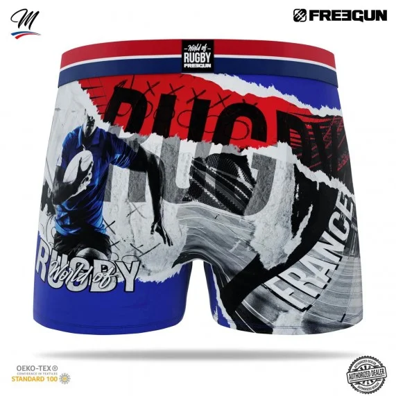 Boxer Premium da uomo per la Coppa del Mondo di Rugby (Boxer) Freegun chez FrenchMarket