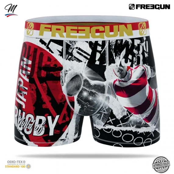 Boxer Premium da uomo per la Coppa del Mondo di Rugby (Boxer) Freegun chez FrenchMarket