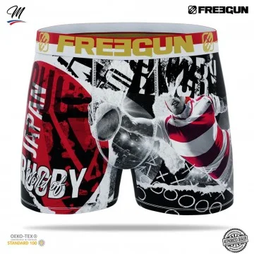 Boxer Homme Premium "Coupe du Monde de Rugby" (Boxers Homme) Freegun chez FrenchMarket