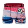 Boxer da uomo in microfibra riciclata "Paysage du Monde (Boxer) Freegun chez FrenchMarket