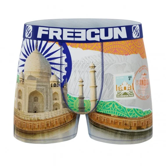 Boxer da uomo in microfibra riciclata "Paysage du Monde (Boxer) Freegun chez FrenchMarket