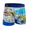 Boxershorts für Männer aus recycelter Mikrofaser "Paysage du Monde" (Landschaft der Welt) (Boxershorts) Freegun auf FrenchMarket